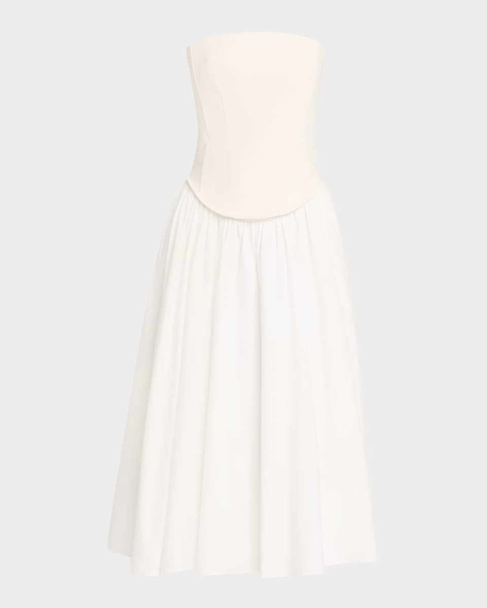 Melody Corset Combo Midi Dress